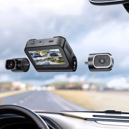 AZDome M660 4CH 128gb 2K Wifi GPS 360 graden dashcam