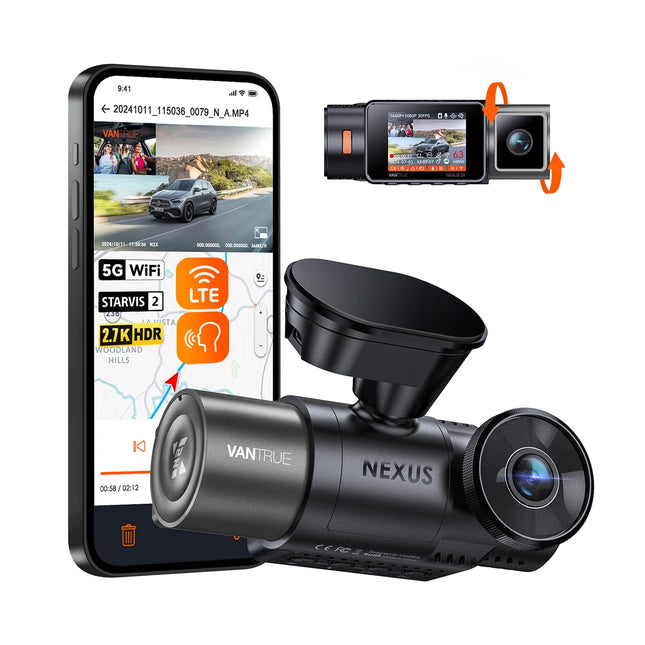 Vantrue N2X 2K Wifi GPS Dashcam