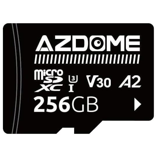 <tc>AZDome 256gb U3 V30 A2 Micro SDXC Karte</tc>