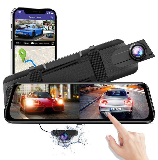 <tc>AZDome AR09 QuadHD 2CH Full Mirror Wifi Touch Innenspiegel Dashcam</tc>