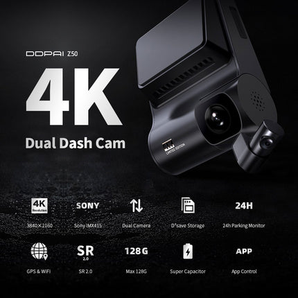 <tc>DDPai Z50 2CH 4K Wifi GPS Dashcam</tc>