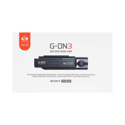 <tc>Gnet G-ON3 3CH QuadHD Cloud Wifi GPS 128gb Dashcam</tc>