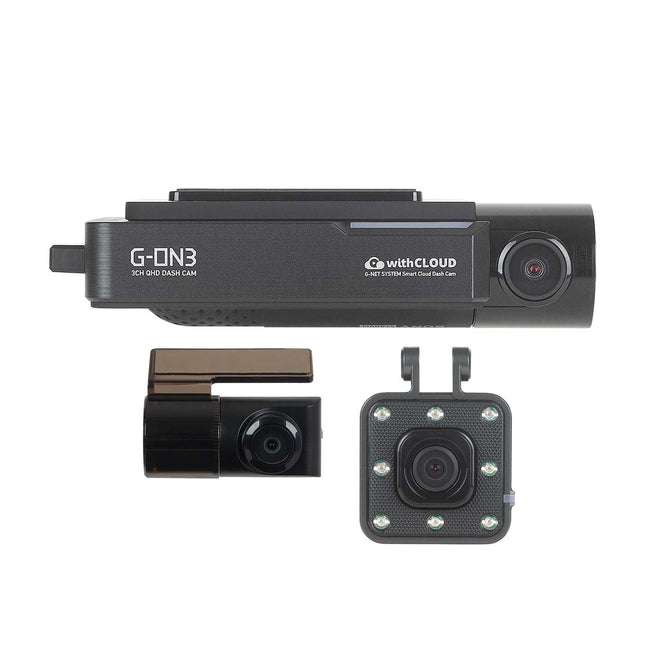 <tc>Gnet G-ON3 3CH QuadHD Cloud Wifi GPS 128gb Dashcam</tc>