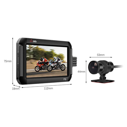 <tc>Motocam F9 WiFi GPS 2CH Motorrad Dashcam</tc>