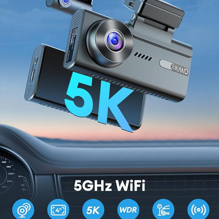 <tc>Nanocam M93 Pro 5K Touch Wifi GPS 64gb Dashcam</tc>