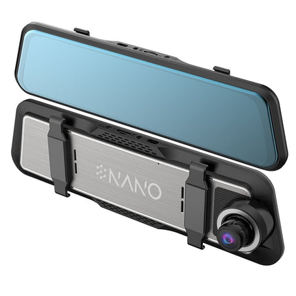 <tc>Nanocam T55 4K 2CH Full Mirror Wifi GPS 32gb Dashcam</tc>