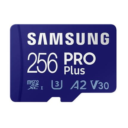 <tc>Samsung Pro Plus 256gb U3 V30 A2 Micro SDXC Karte</tc>