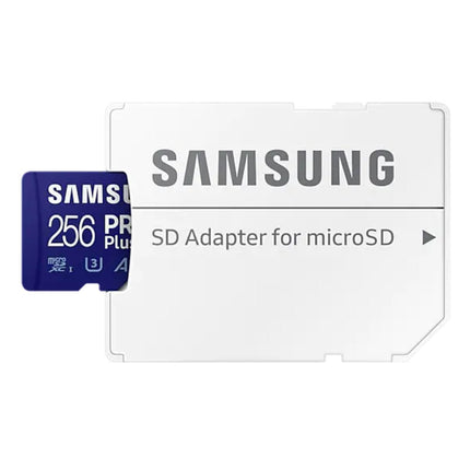 <tc>Samsung Pro Plus 256gb U3 V30 A2 Micro SDXC Karte</tc>