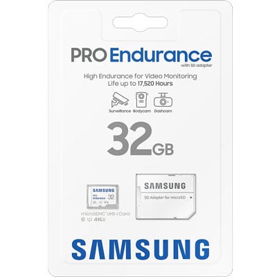 <tc>Samsung Pro Endurance 32 GB UHS-I V10 Micro SDHC Karte</tc>