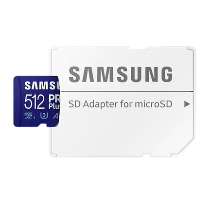 <tc>Samsung Pro Plus 512gb U3 V30 A2 Micro SDXC Karte</tc>