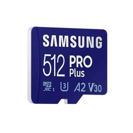 <tc>Samsung Pro Plus 512gb U3 V30 A2 Micro SDXC Karte</tc>