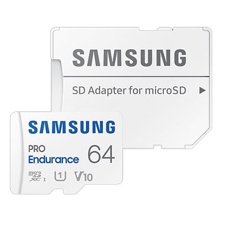 <tc>Samsung Pro Endurance 64 GB UHS-I V10 Micro SDHC Karte</tc>