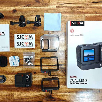 <tc>SJCAM SJ20 4K 60fps Dual Lens Wifi Actioncam und Dashcam</tc>