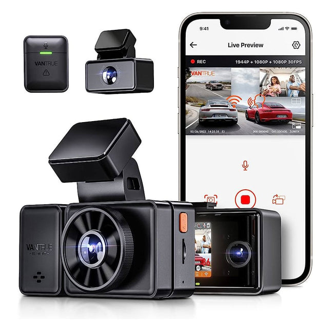 <tc>Vantrue E3 Triple 3CH 2K QuadHD Wifi GPS Dashcam</tc>