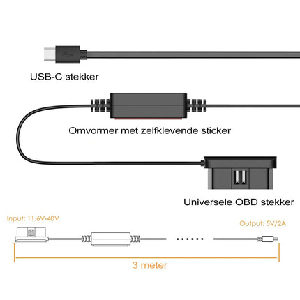 <tc>Vantrue VP04 OBD Hardwire Kit USB-C</tc>